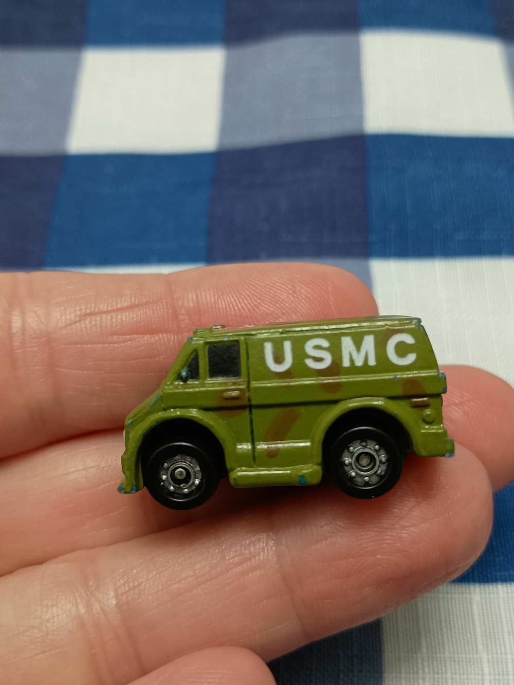 Vintage Miniature Military Van USMC Medic Funrise 1988 * Plastic *